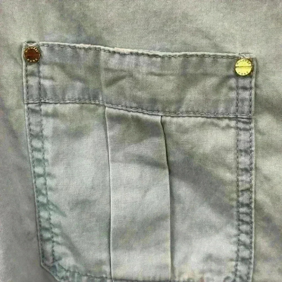 Michael Kors denim shirt sz L - Picture 3 of 6